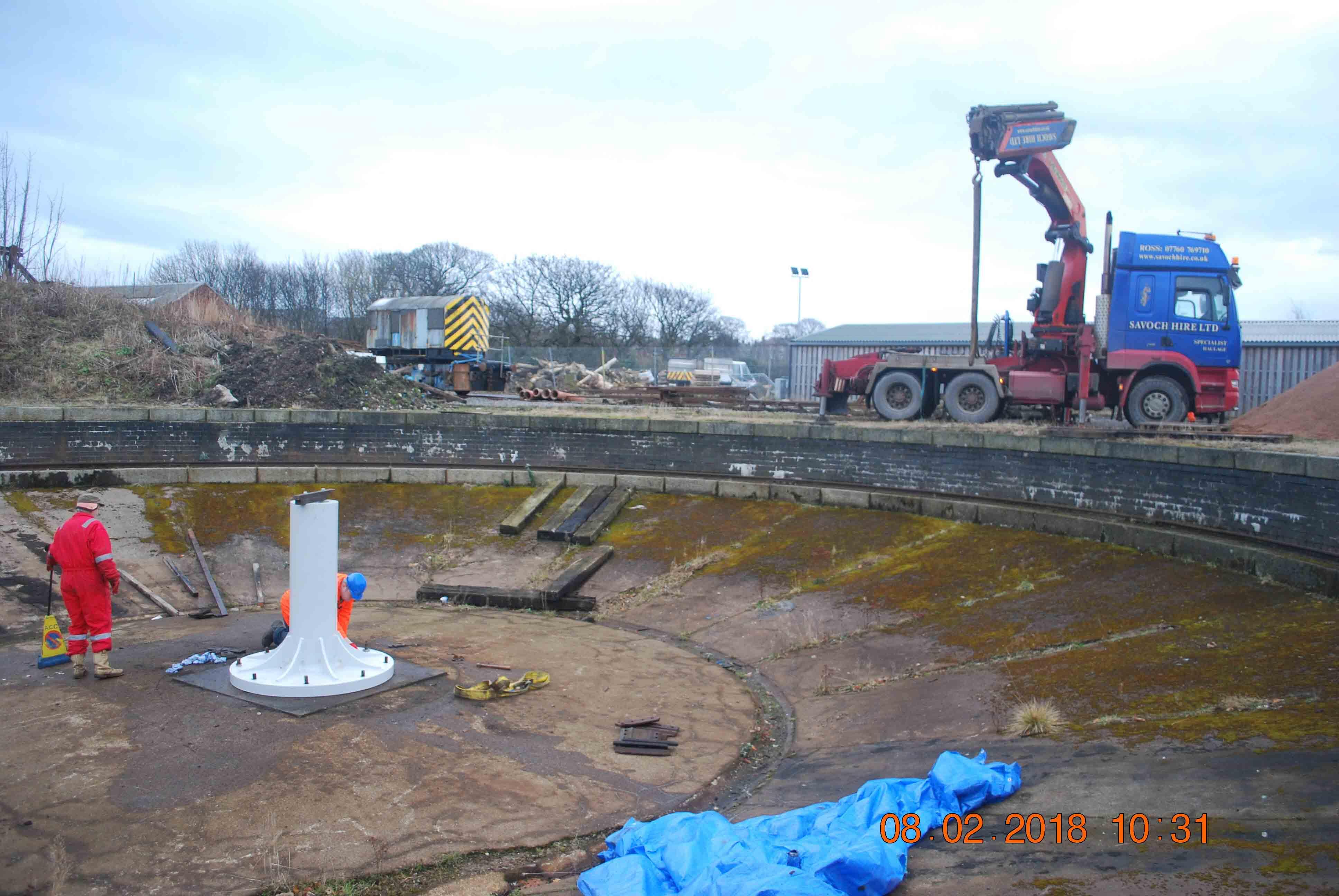 Ferryhill turntable job done