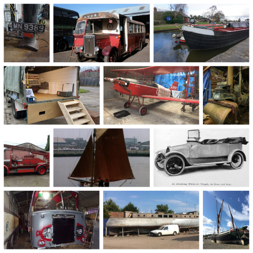 restoration menu collage