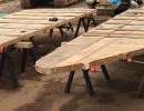 leeboards being built up